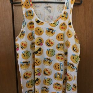 Emoji tank top